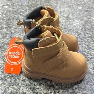 Wonder Nation Tan Toddler Boots